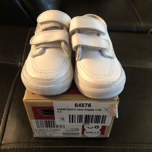 Vans Brigata Sneaker (White) - Toddler 4.5C